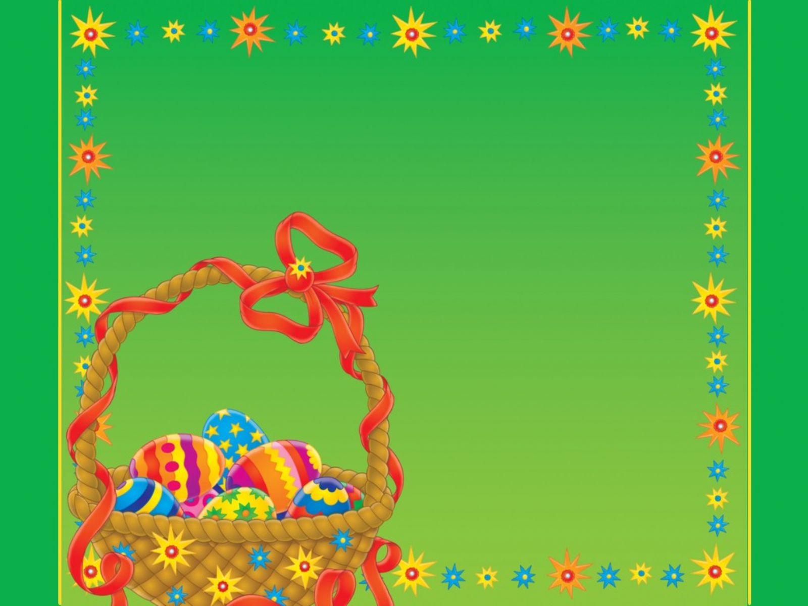 Free Vector | Happy easter day background